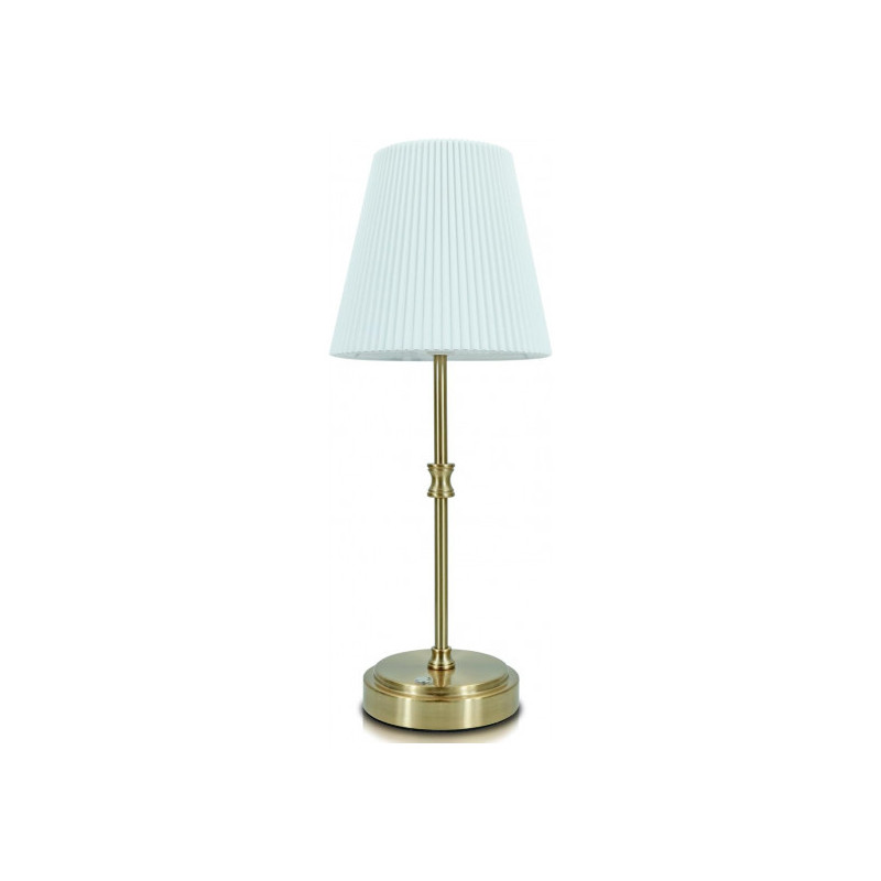 LED lampička bielo zlatá vrúbkovaná