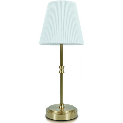 kópia z LED lampička bielo zlatá vrúbkovaná