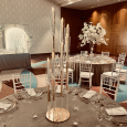 8-branched gold candlestick