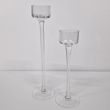 Candlestick on a stem 20cm / Set of 4