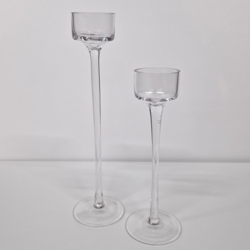 Candlestick on a stem 20cm / Set of 4