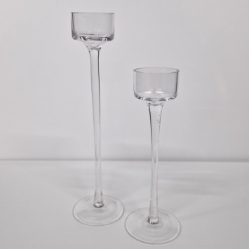Candlestick on a stem 26cm / Set of 4