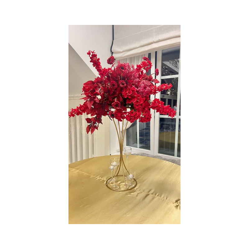 Metal stand gold - hourglass