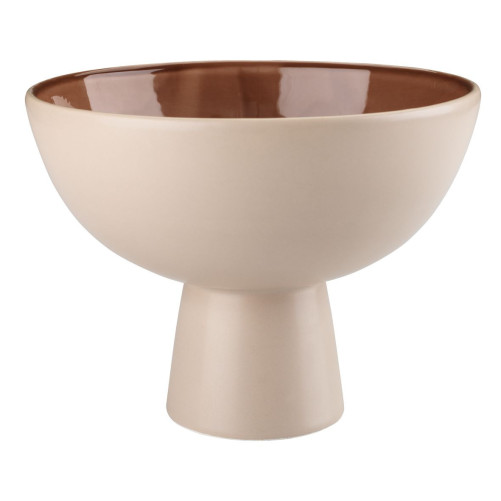 Bowl on a leg - beige
