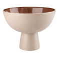 Bowl on a leg - beige