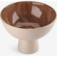 Bowl on a leg - beige