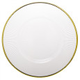 Club plate Gold - serrated