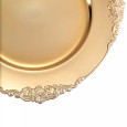 Gold club plate