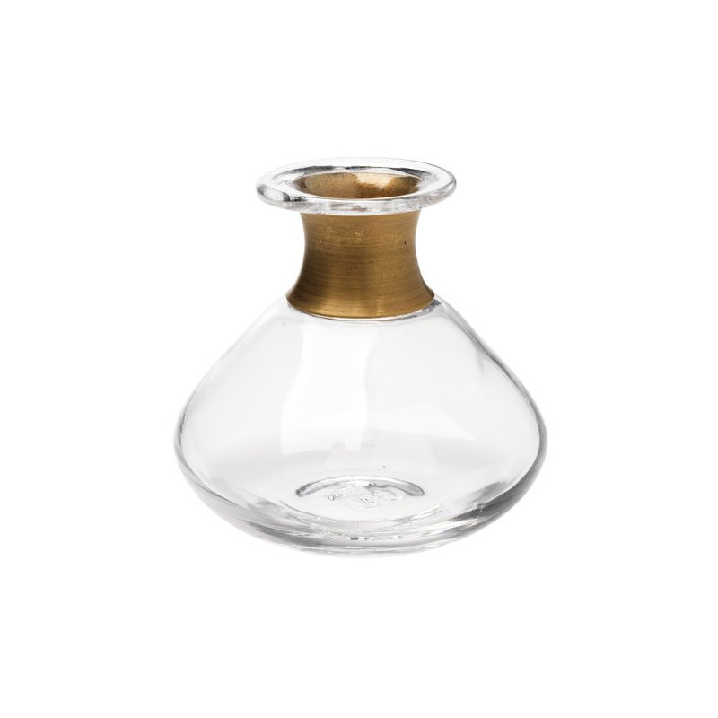 Vase with gold rim