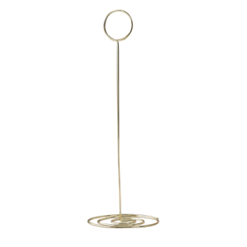 Table number stand gold