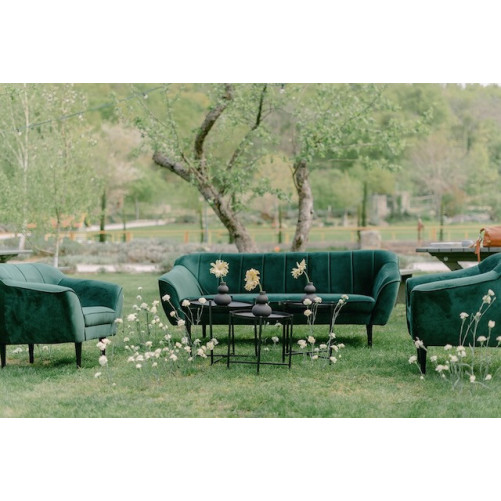 2-seater sofa green