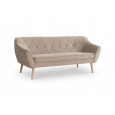3-seater sofa beige