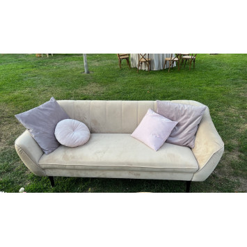 3-seater sofa cappuccino