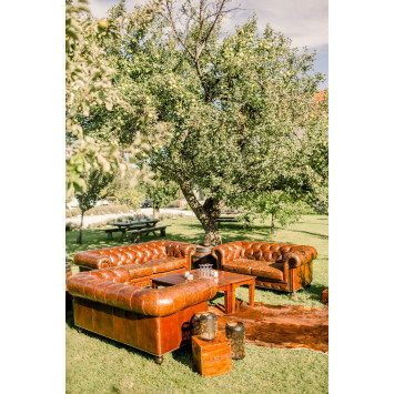 Sedačka chesterfield 2-miestna