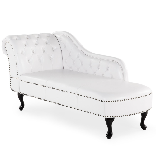 Sofa chesterfield biela