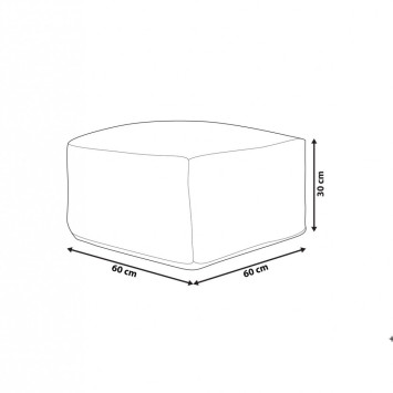 Geometric pouf II