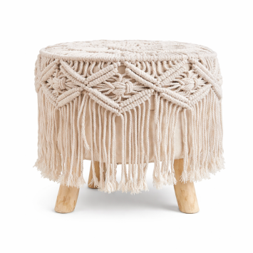 Low boho stool