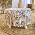 Taburetka boho nízka
