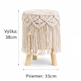Tall boho stool