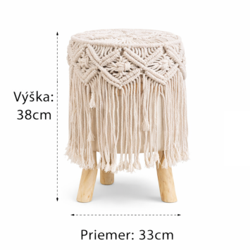 Tall boho stool