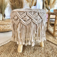 Taburetka boho vysoká