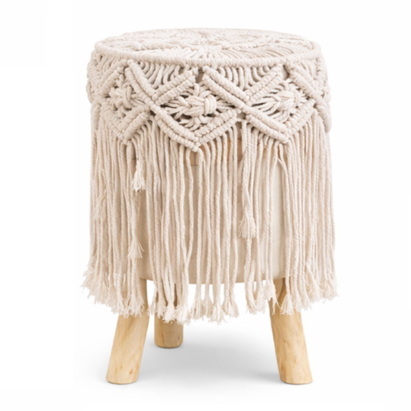Taburetka boho vysoká