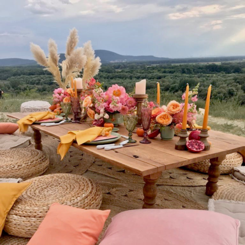 Boho table