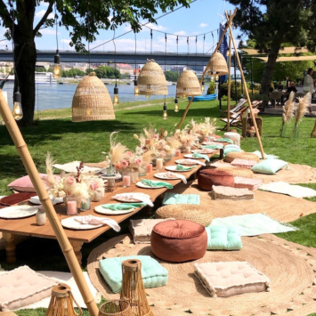 Boho table