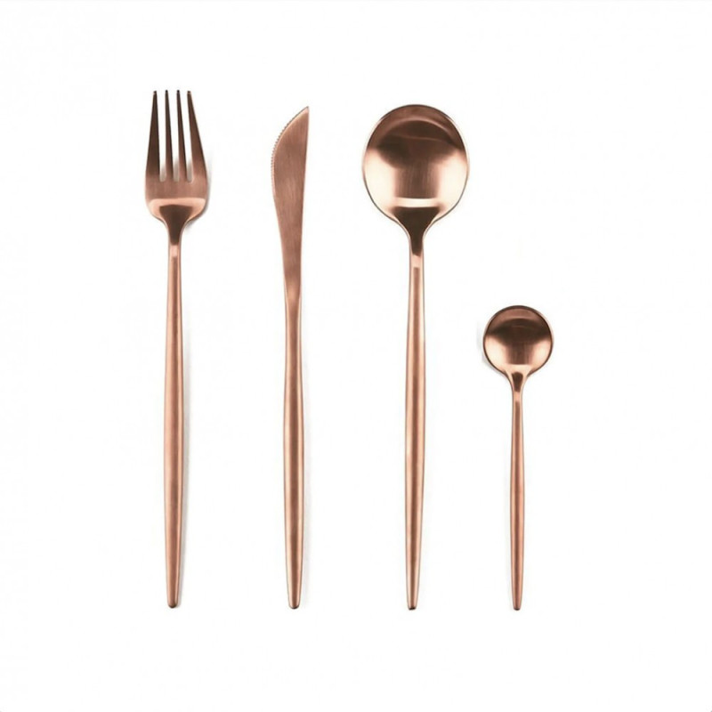 Rose gold cutlery (set)
