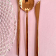 Rose gold príbor (set)