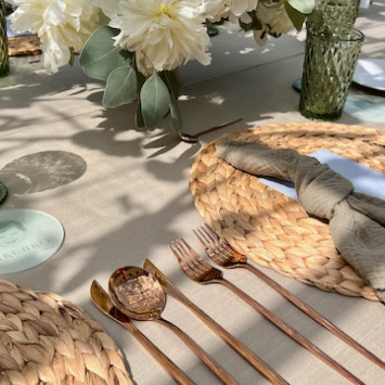 Rose gold cutlery (set)