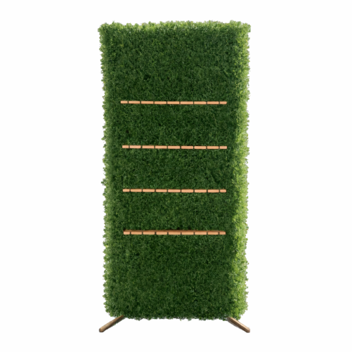 Green welcome drink wall