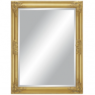 Zrkadlo zlatý rám 70x90cm