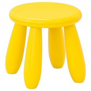 Detská stolička žltá
