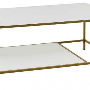 Konferenčný stolík bielo-zlatý 70x110cm
